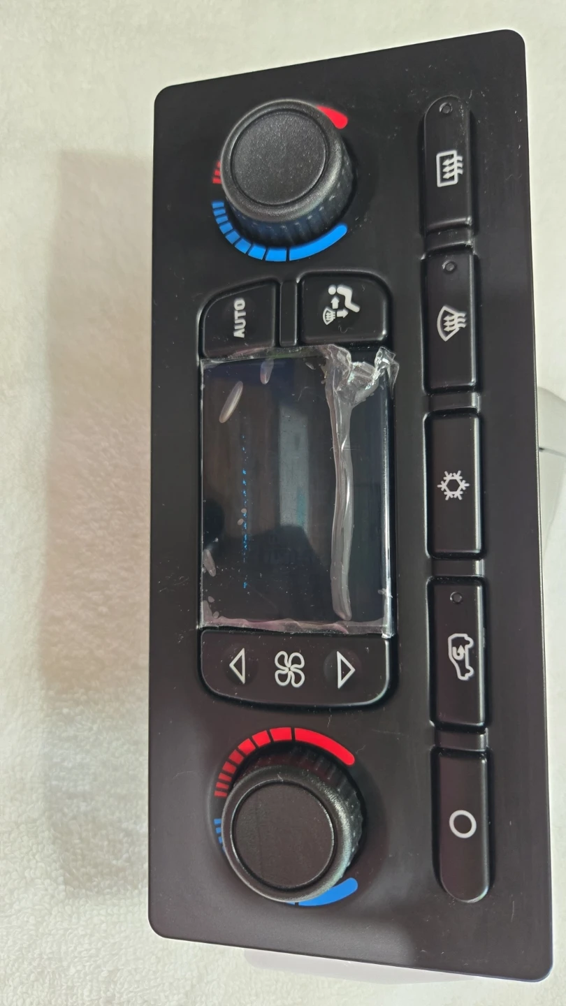 Car Climate Control Panel