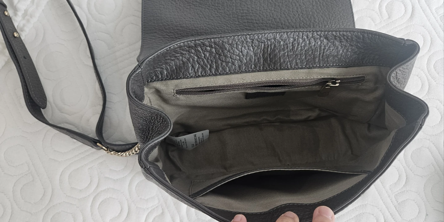 Versace Grey Leather Shoulder Bag - photo 4