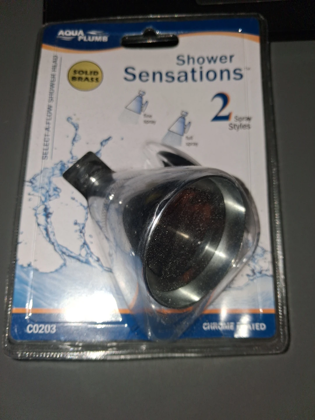 Aqua Plumb Shower Sensations Shower Head
