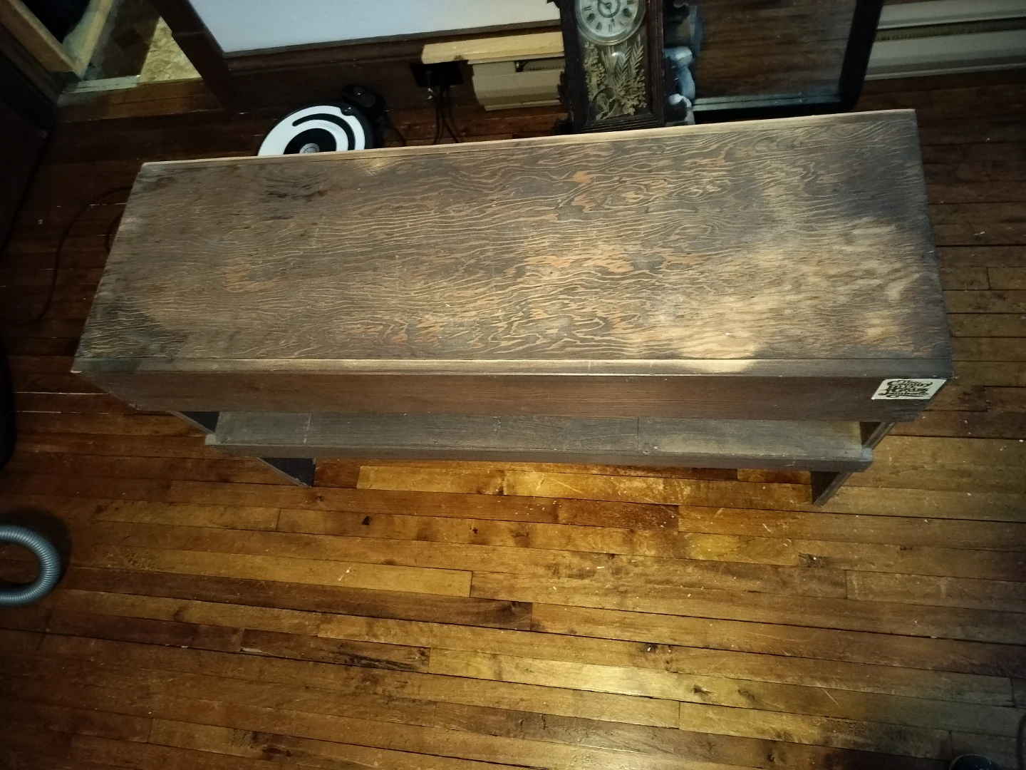 Vintage Wooden Loom Bench - photo 2