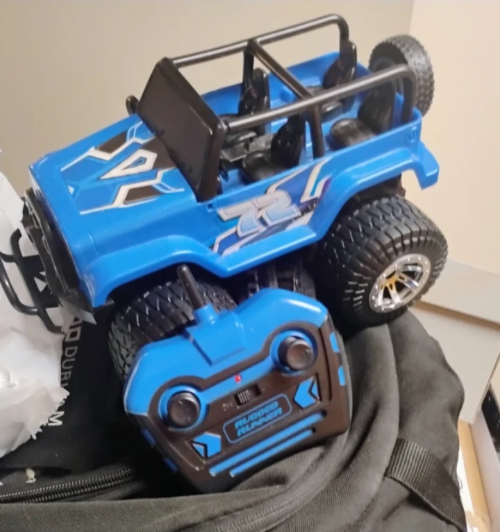 Blue RC Remote Control Car - Rugged Runner
