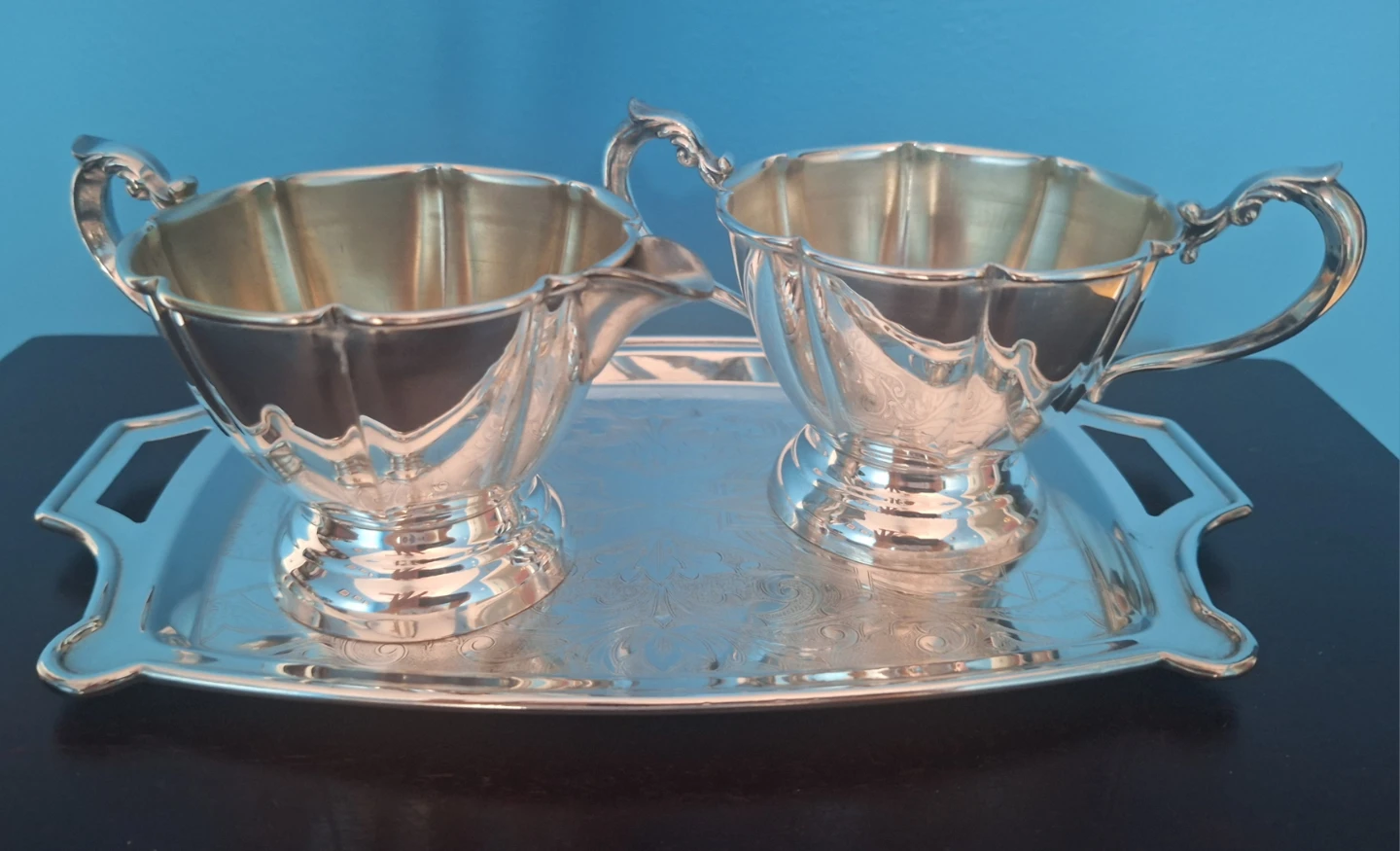 Antique/Vintage Silver-plated tea set 1930-1950s