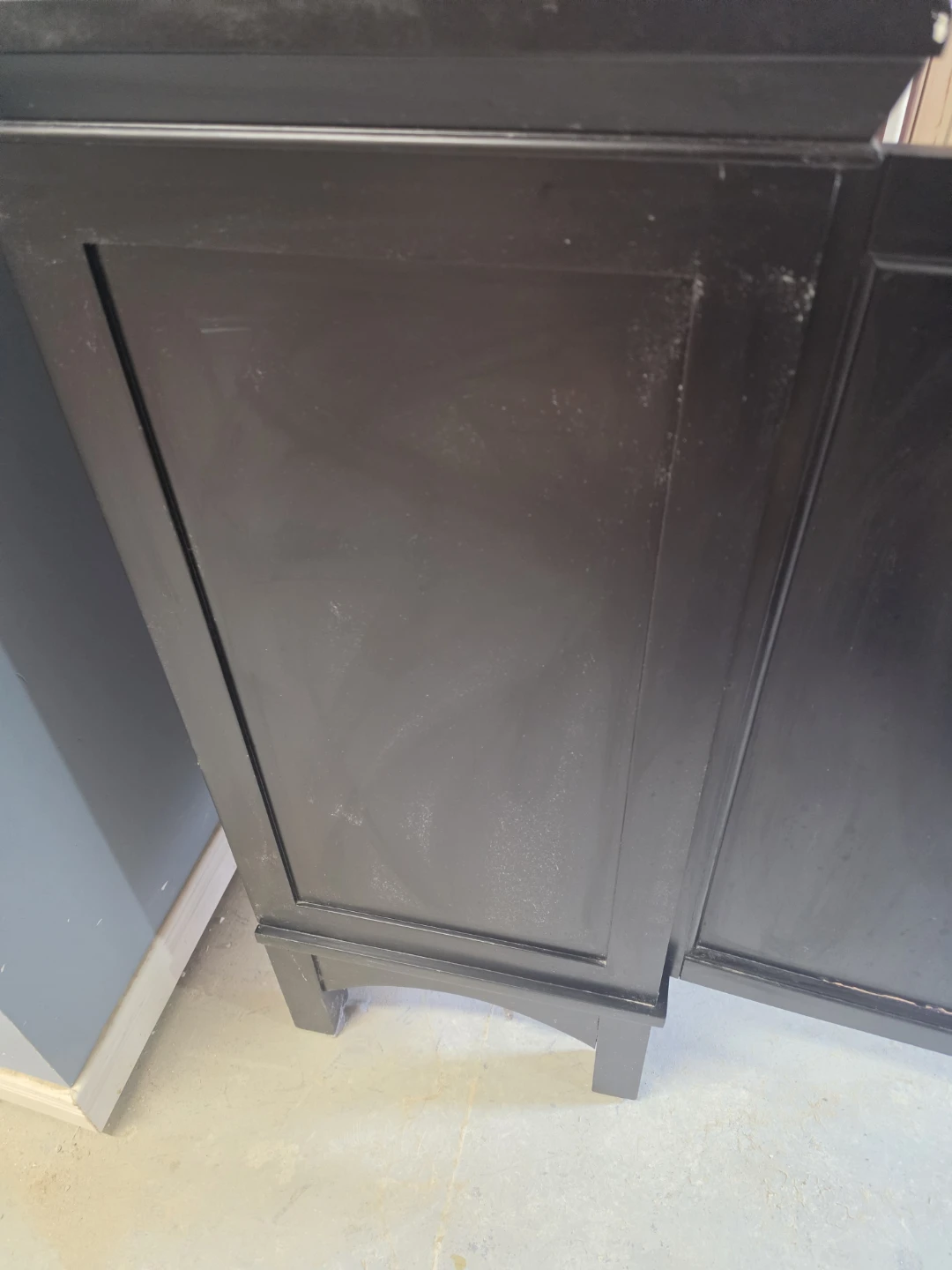 Black Cabinet with Door - photo 3