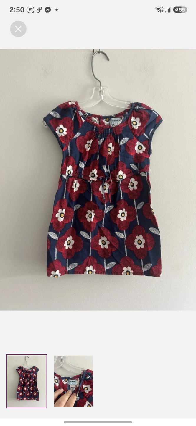 Old Navy Baby Girl Floral Dress 18-24 Months