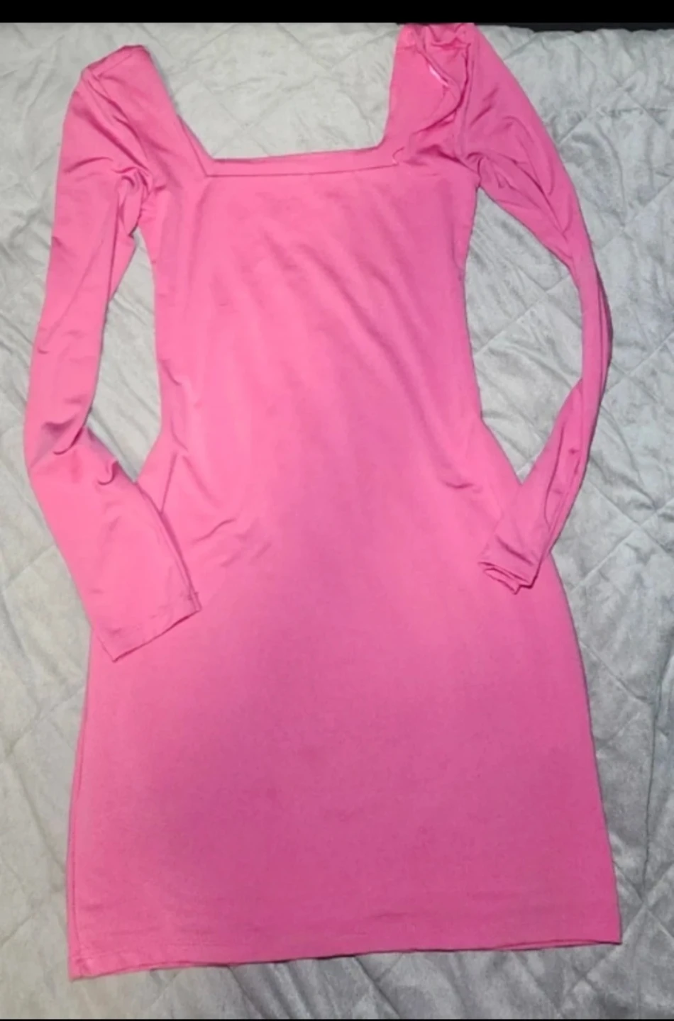 SWS CONTOUR Pink Long Sleeve Dress M/M