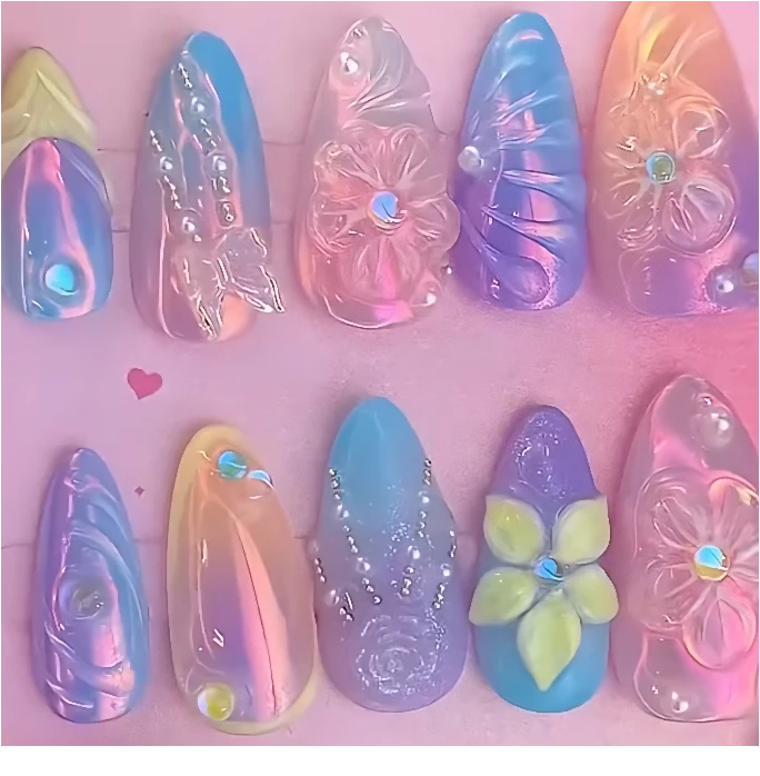 Acrylic Nails on Hands - photo 2