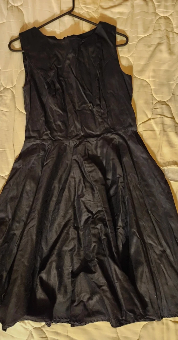 Grace Karin Black Sleeveless Flare Dress, Large Teens Juniors