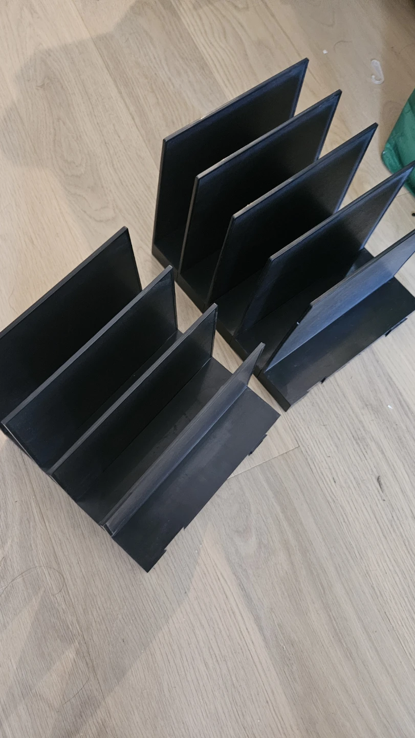 Black Magazine File Holder Organizer