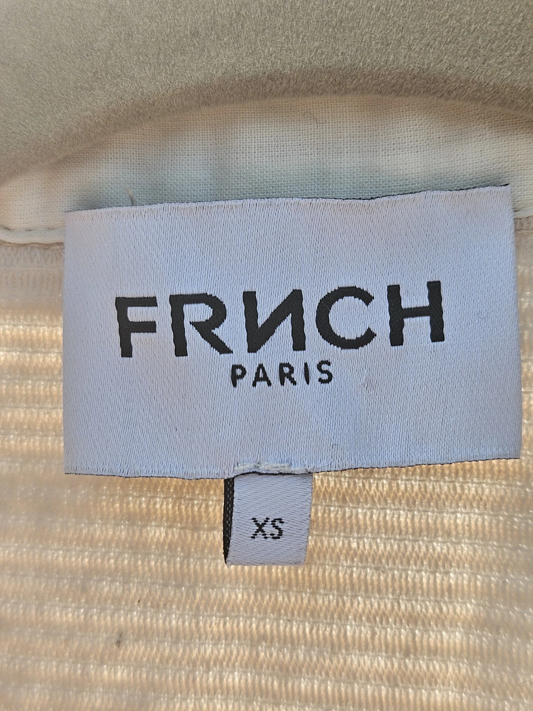 FRNCH Paris Beige Corduroy Jumpsuit XS - photo 2