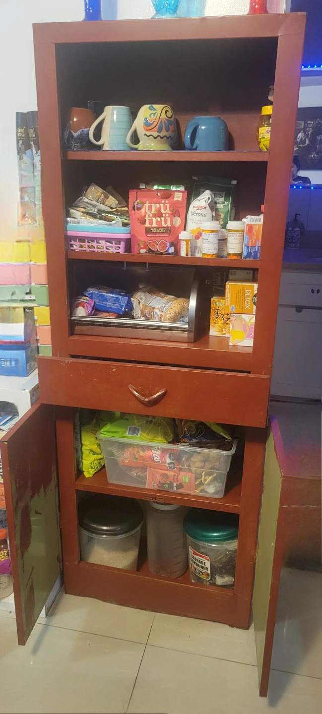 Vintage metal Kitchen Storage Cabinet