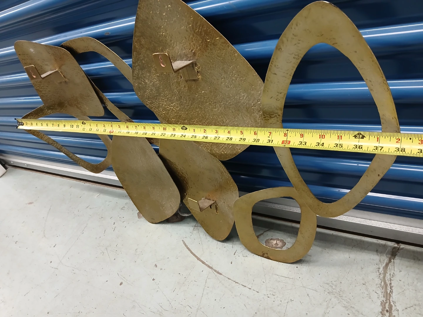 Modern Brass Wall Sculpture decor - photo 2