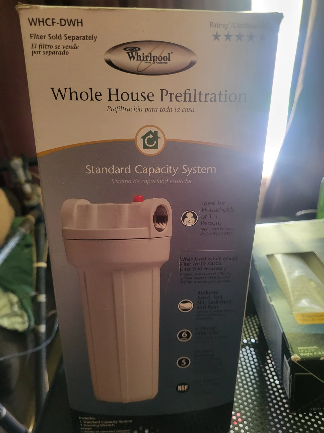 Whirlpool Whole House Prefiltration Standard Housing WHCF-DWH
