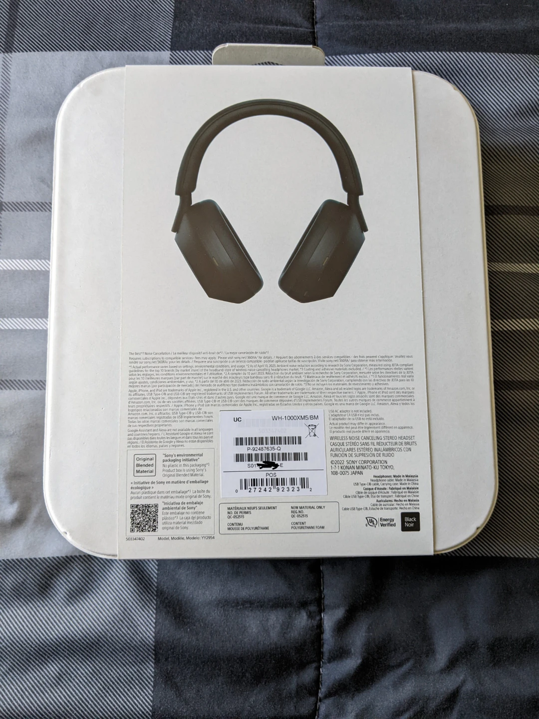 Sony WH-1000XM5 Wireless Noise Cancelling Headphones - Black - photo 3