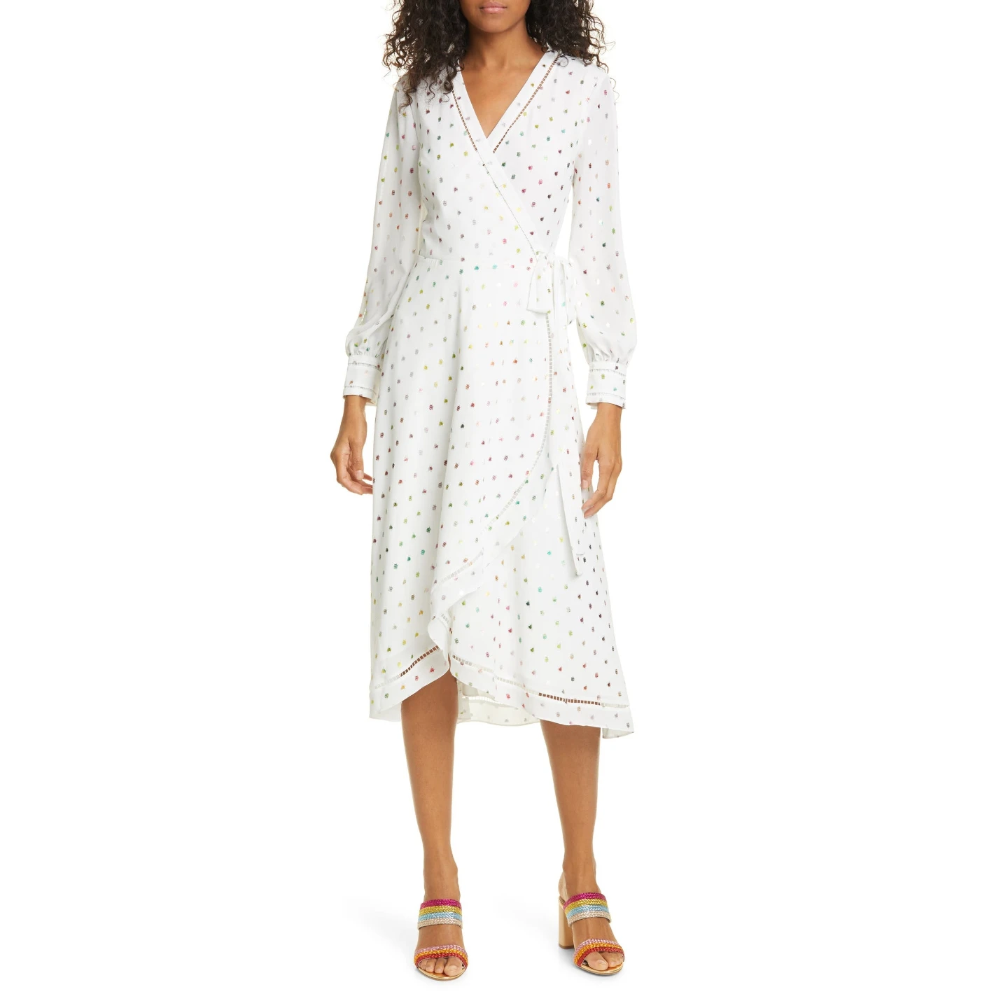 Ted Baker White Polka Dot Wrap Dress - photo 4