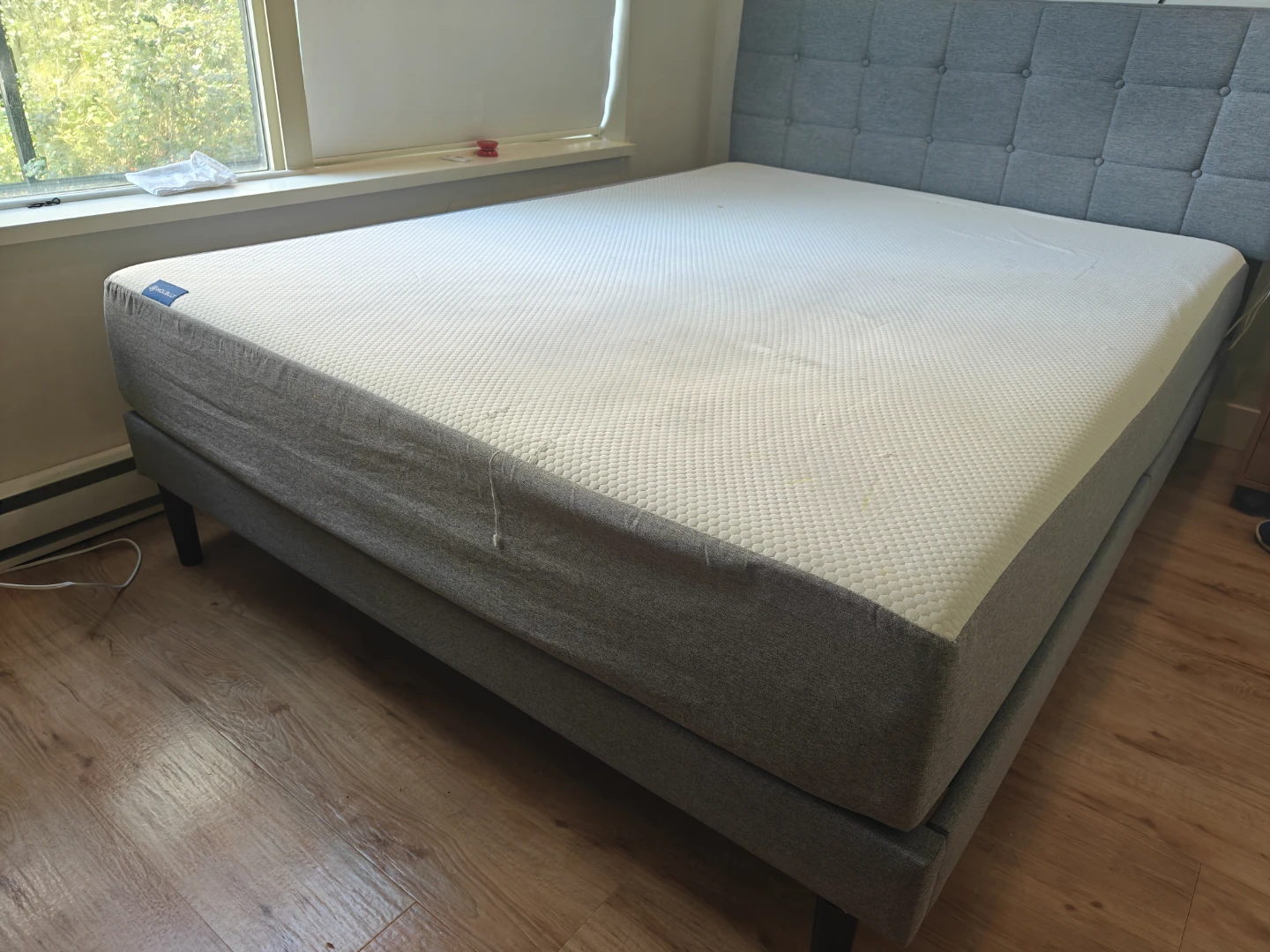 Queen Bed Frame with Upholstered Headboard - photo 5