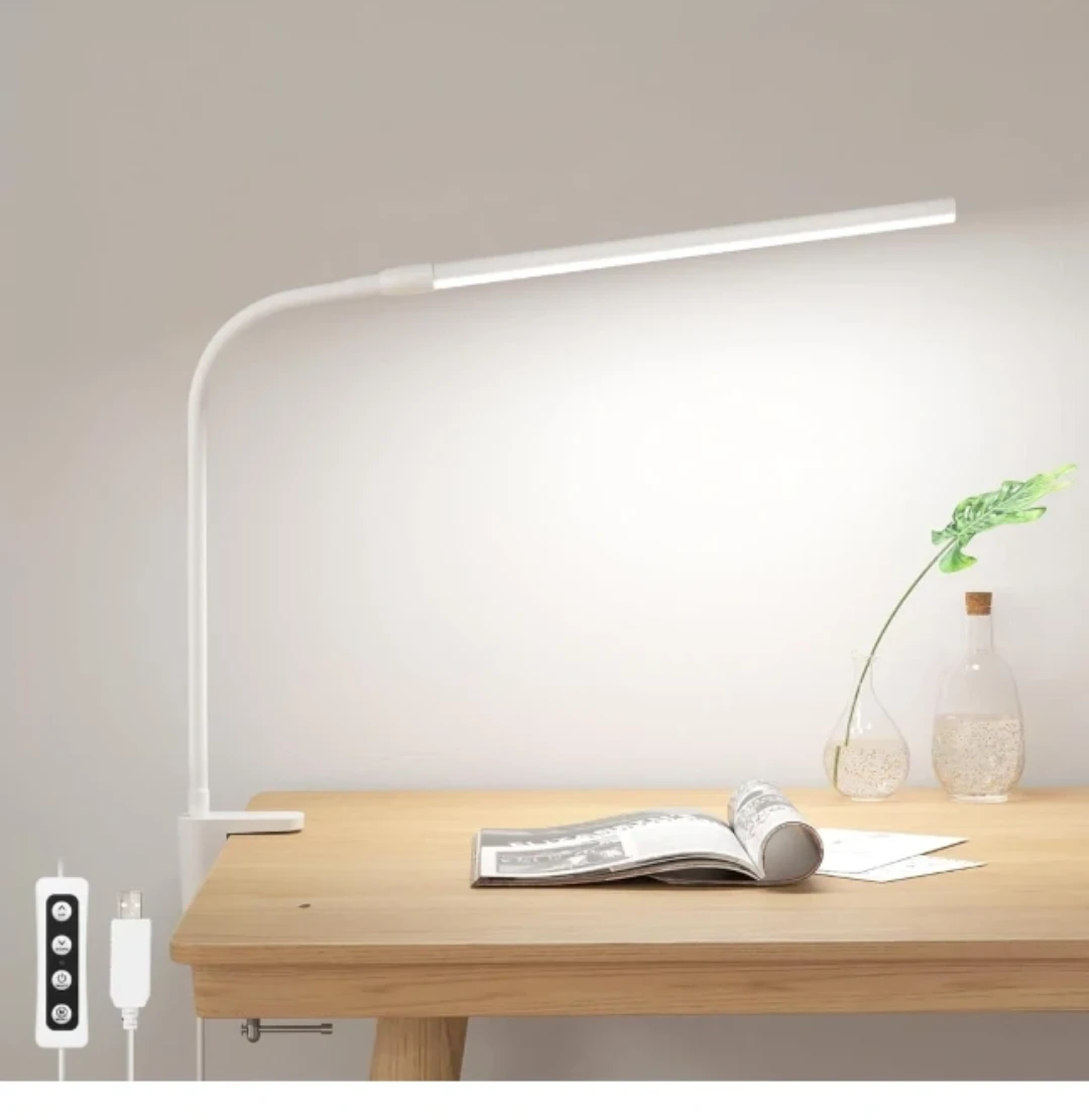 Moving out-LED Desk Lamp with Gooseneck
