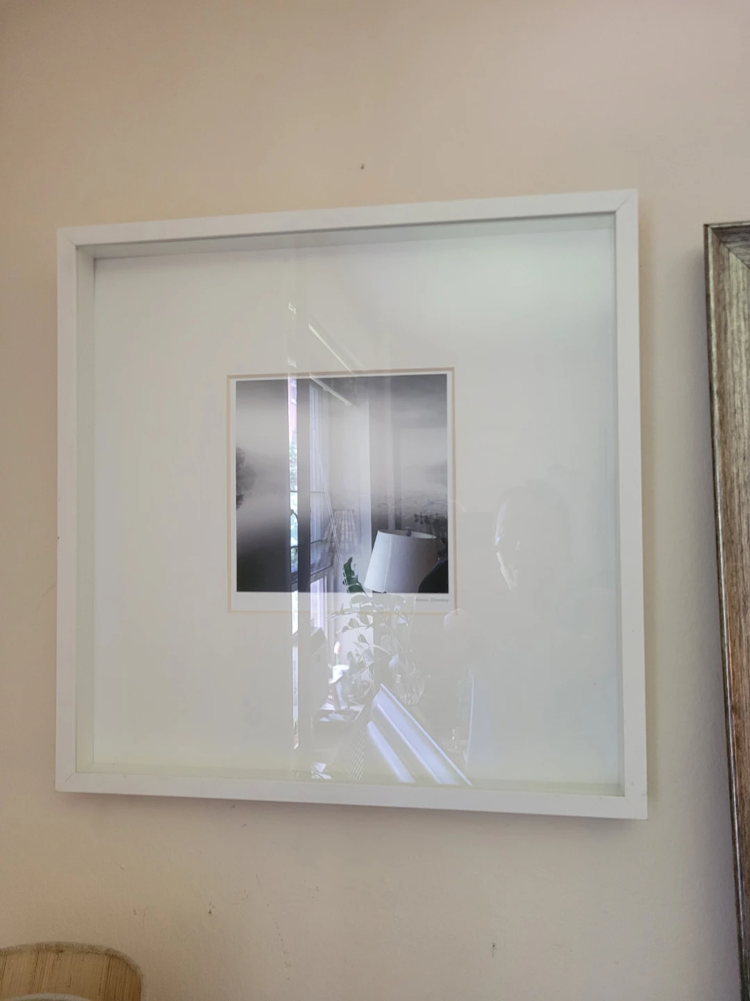 Framed Black and White Photograph