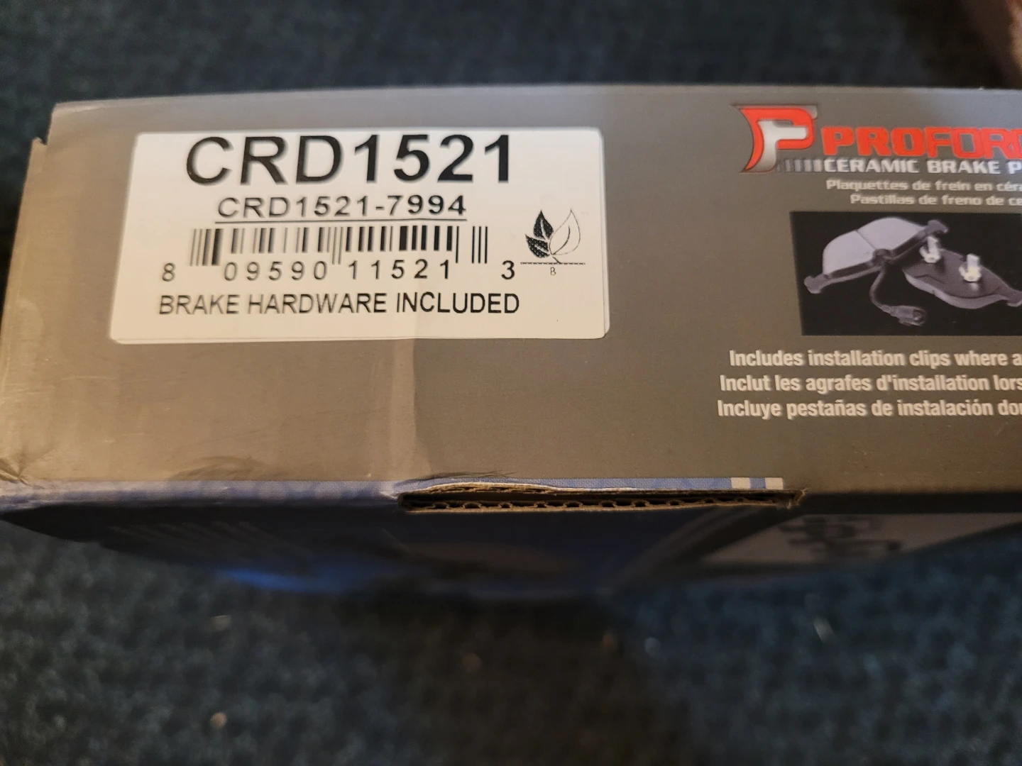 ProForce CRD1521 Ceramic Brake Pads - photo 3