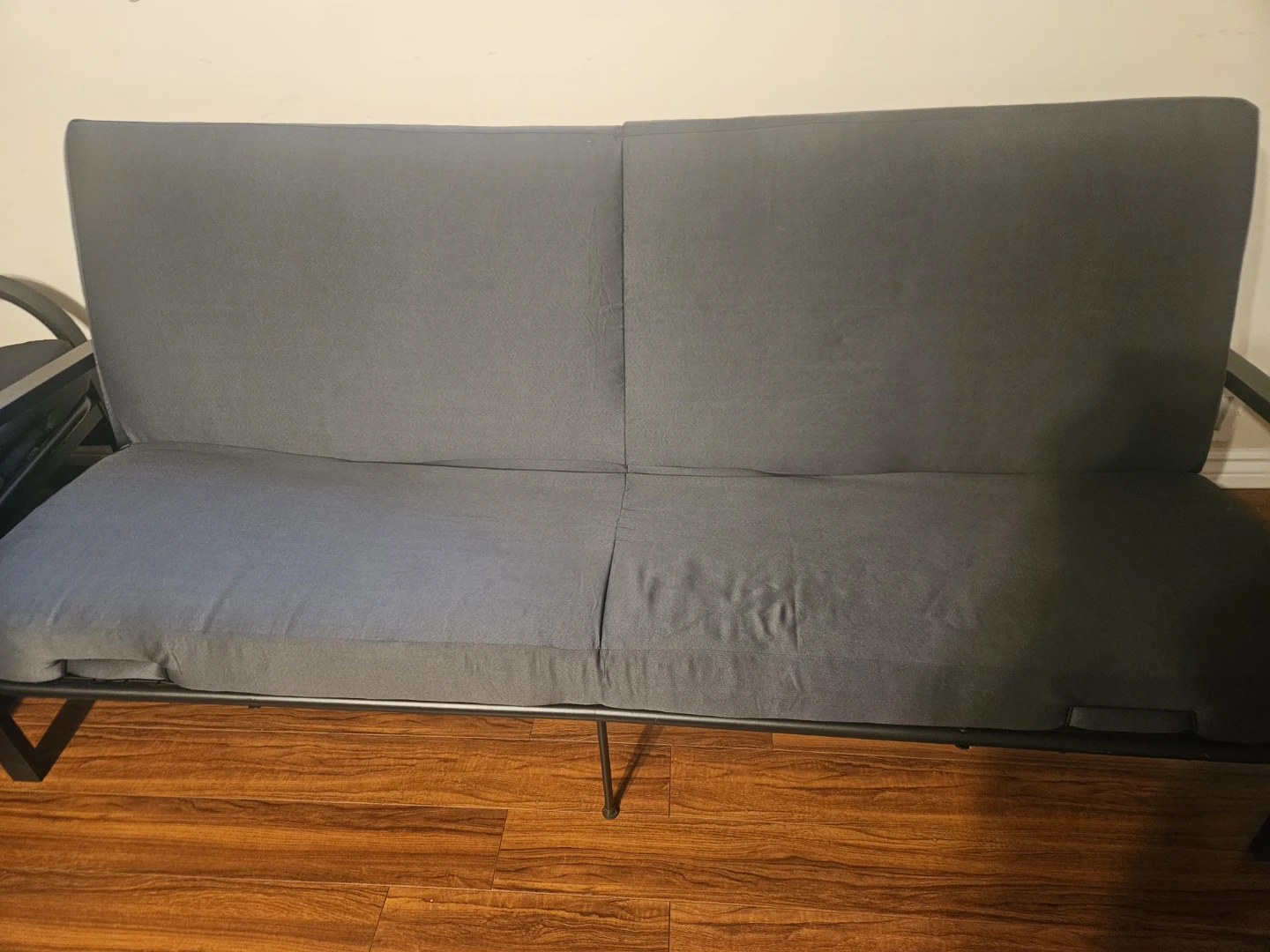 Grey Futon Sofa Bed - photo 3
