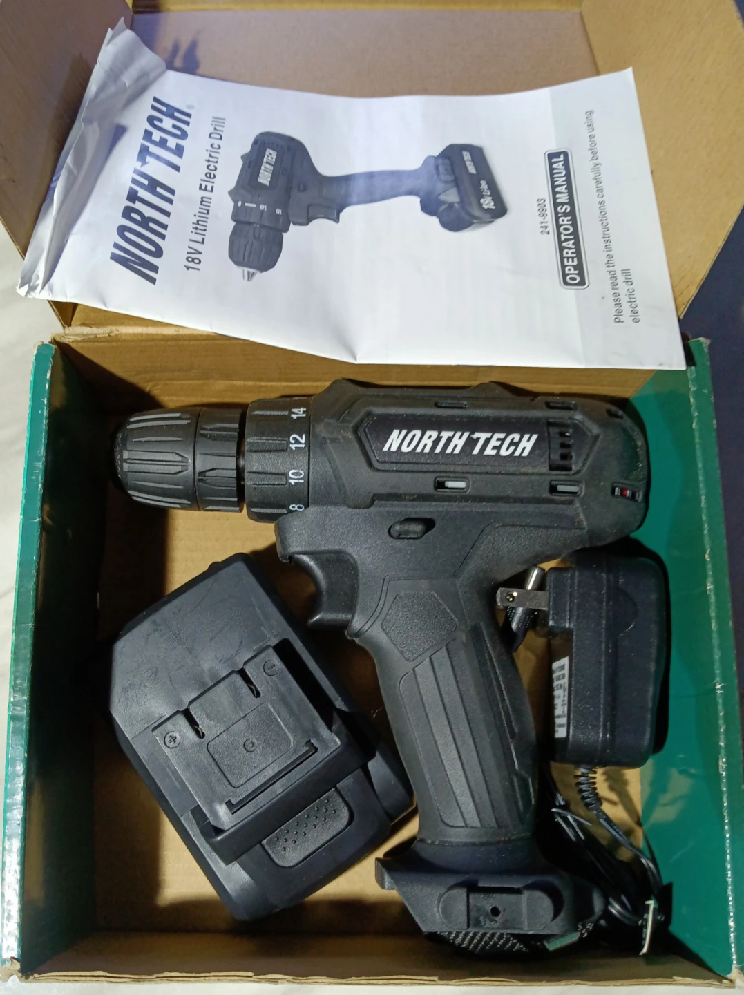 North Tech 18-Volt Cordless Drill (New) - photo 3