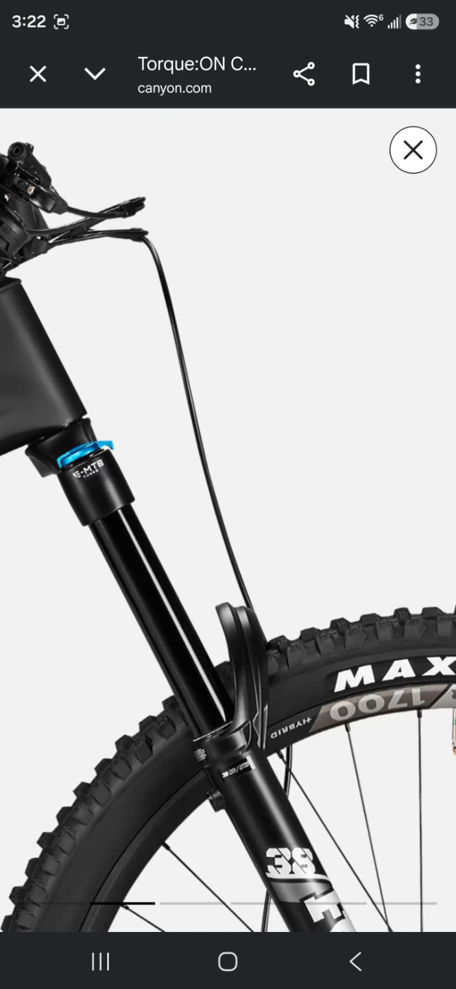 Canyon Torque:ON CF 8 Electric Mountain Bike - photo 5