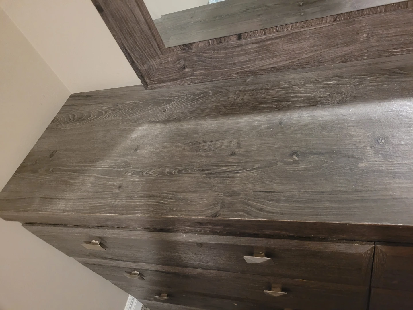 Wooden Dresser with Mirror - photo 3