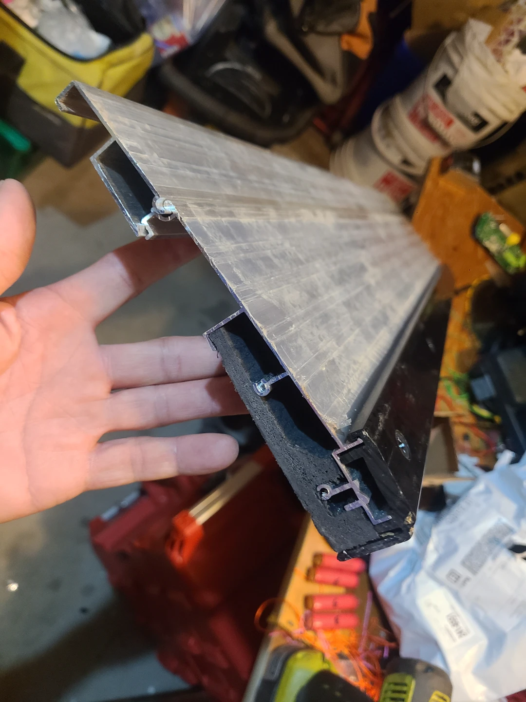 Exterior Aluminum Door shrehold 32 inch - photo 2