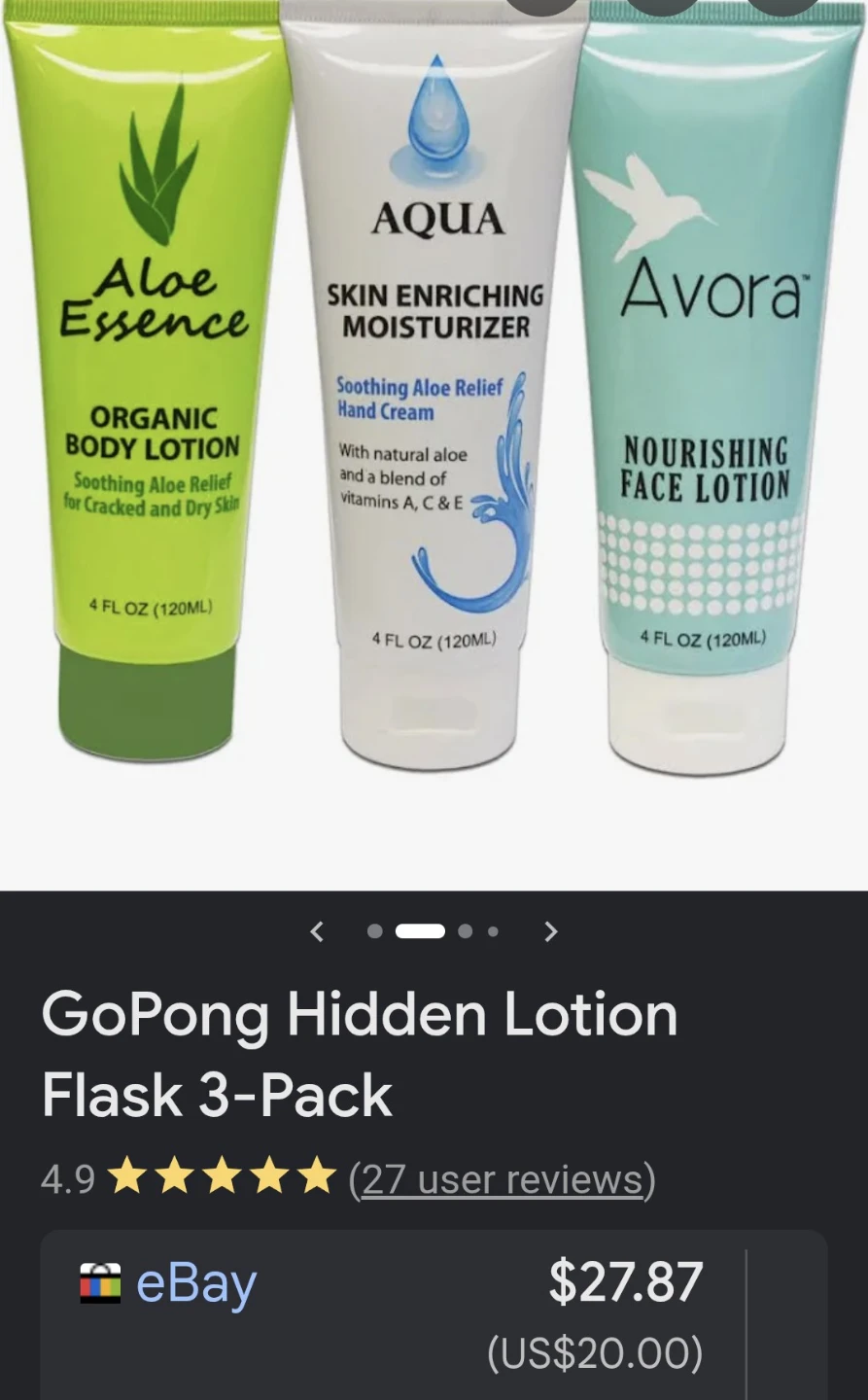 GoPong Lotion Flask 3 Pack - photo 2