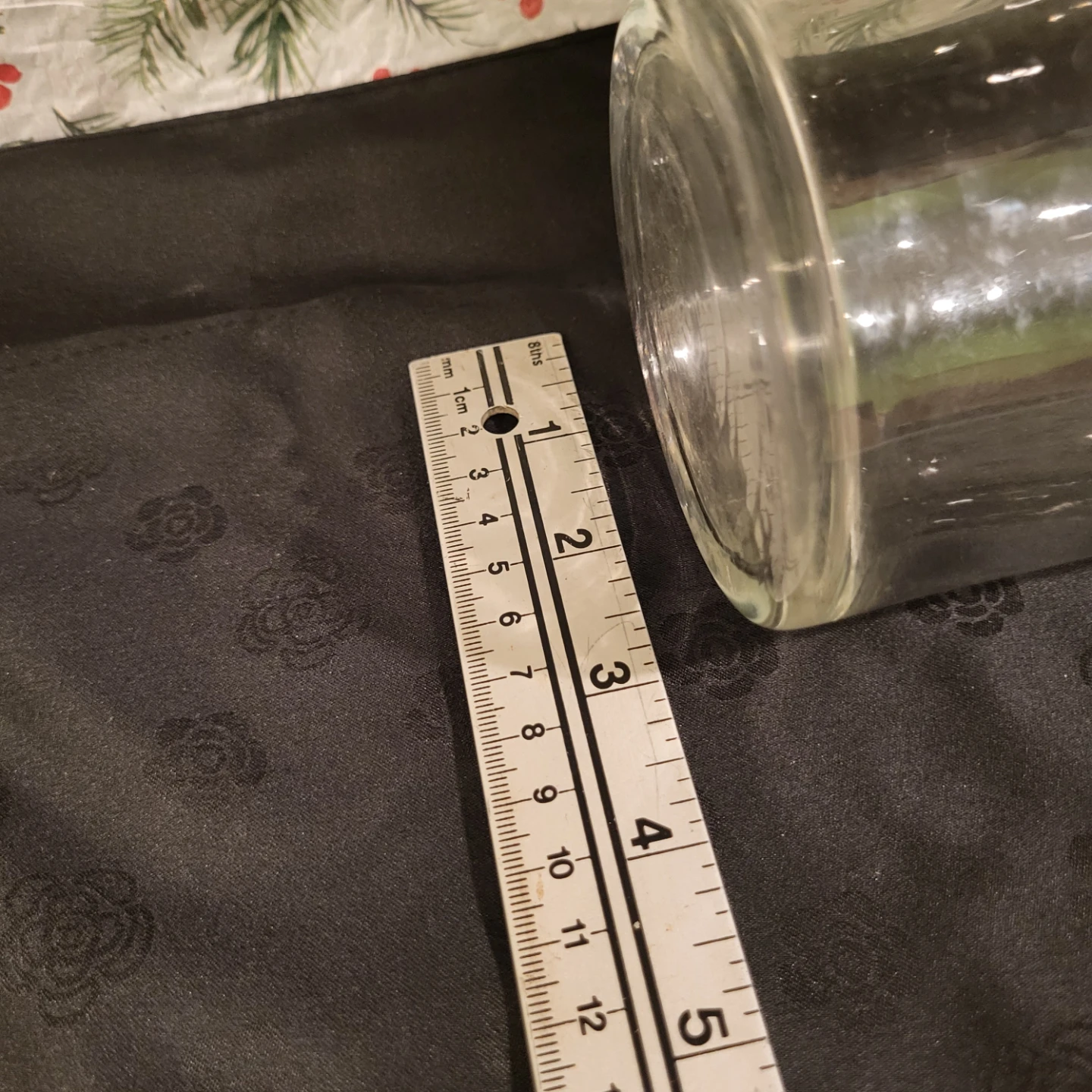 Clear Glass Cylinder Vase - photo 3