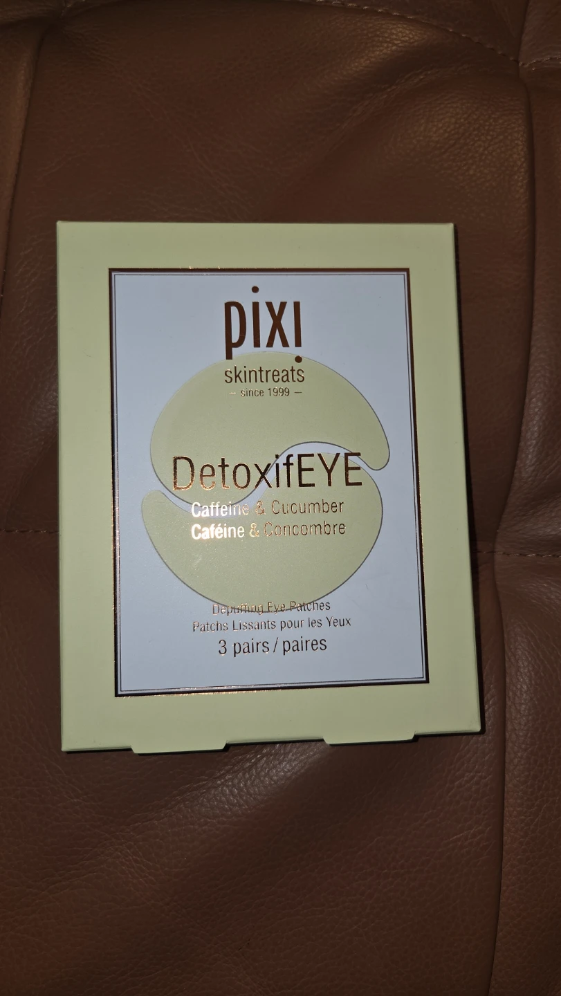 Pixi DetoxifEYE 3 Pairs Caffeine & Cucumber Eye Patches