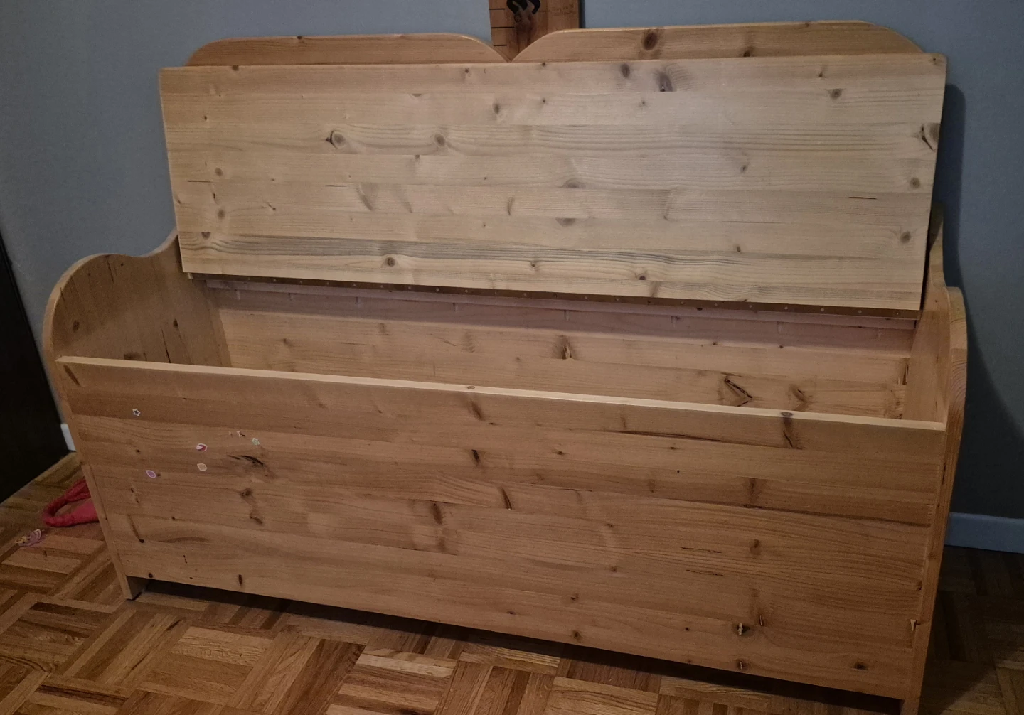 Wooden Toy Box Bench - photo 2