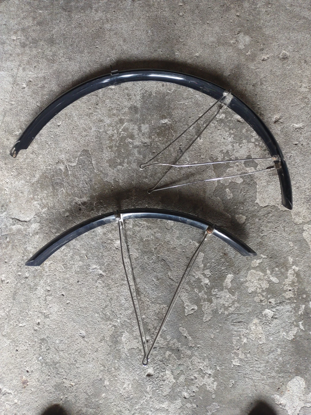 Set of 2 Black Bicycle Fenders - photo 2
