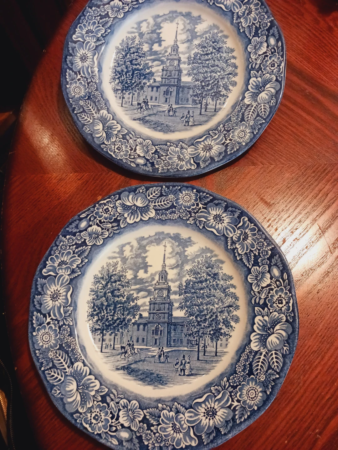 Liberty Blue Independence Hall Plates (Set of 2) - photo 3