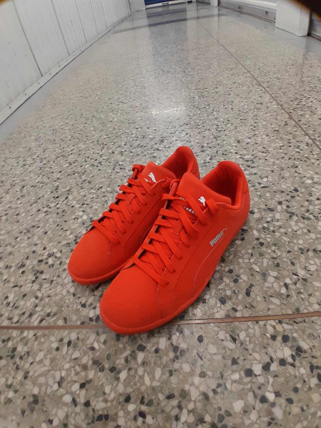 Puma Orange Suede Sneakers Women's Size 9 - photo 4