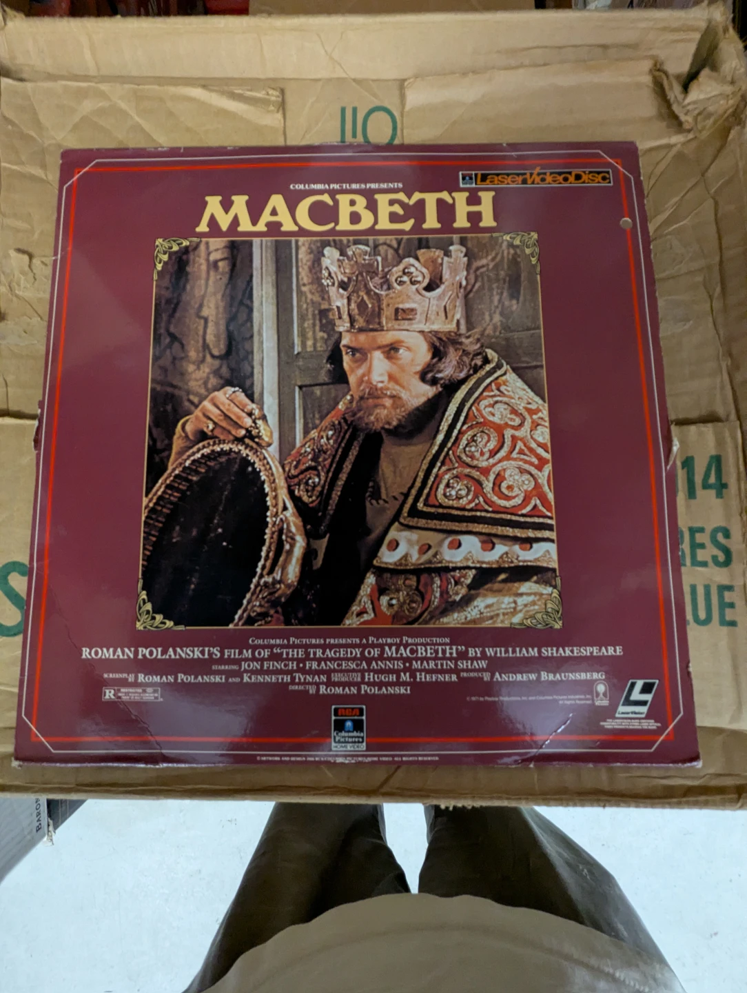 LaserVision Macbeth Videodisc