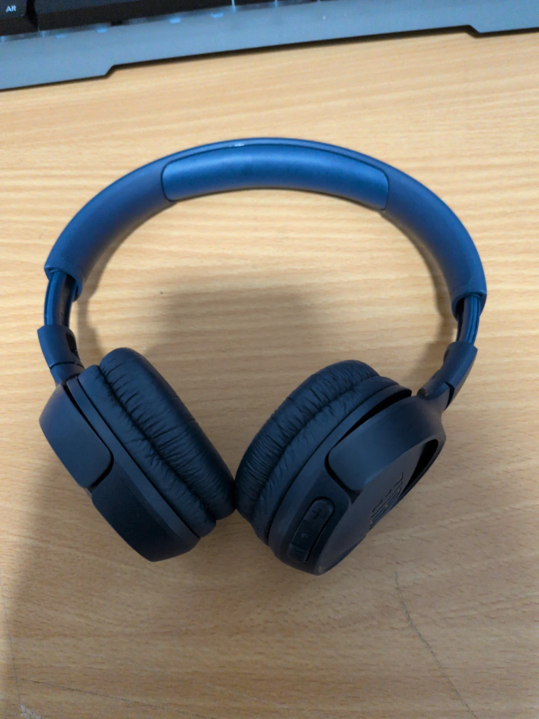 Blue JBL Wireless On-Ear Headphones