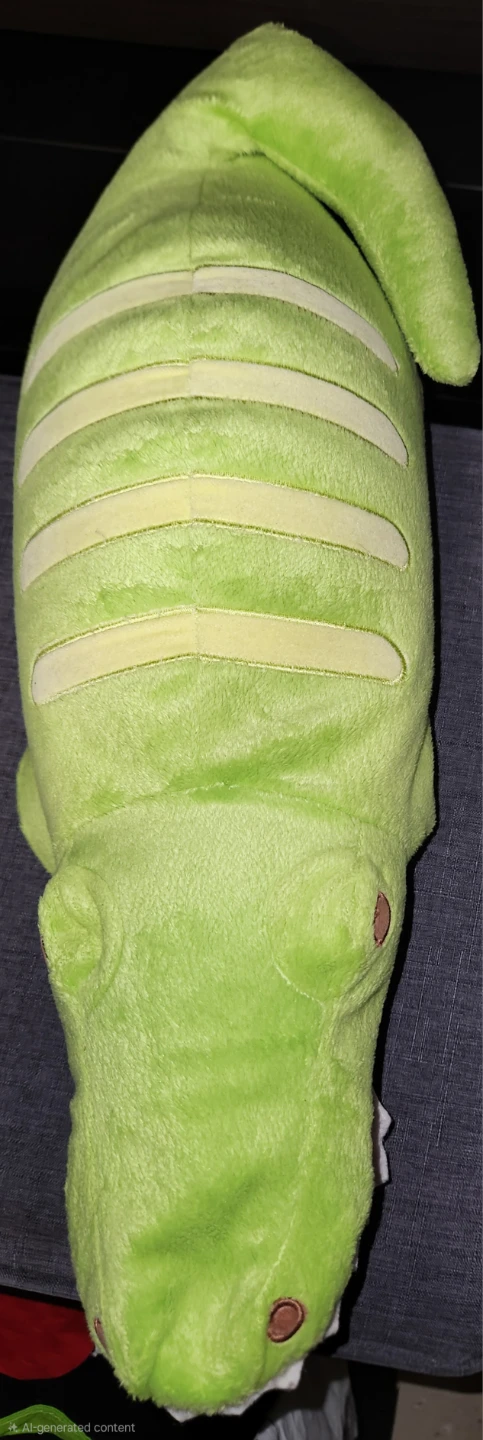 Green Plush Alligator Toy - photo 3