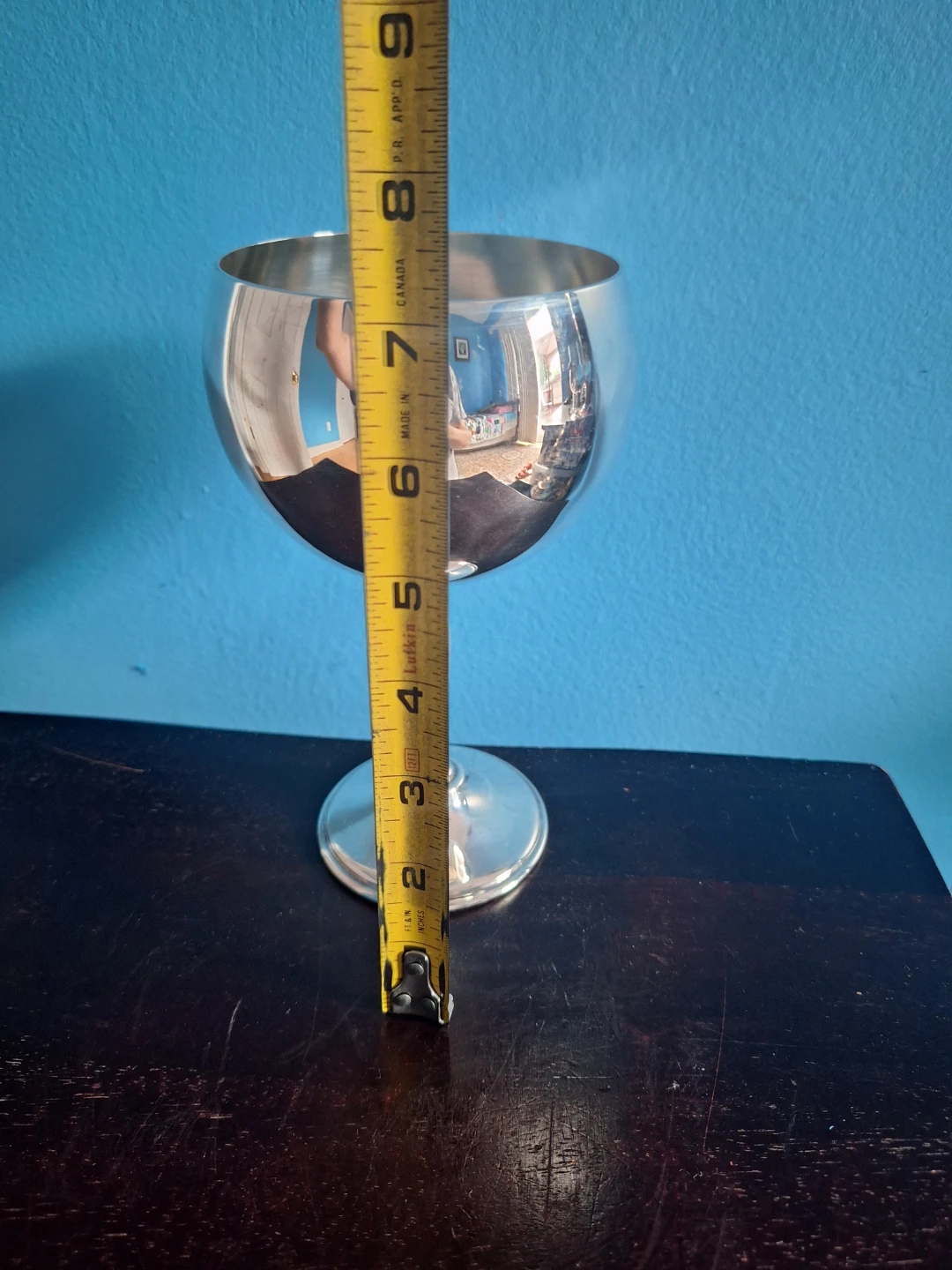 Vintage Set of 3 Silver Plated  Goblets Viking - photo 2