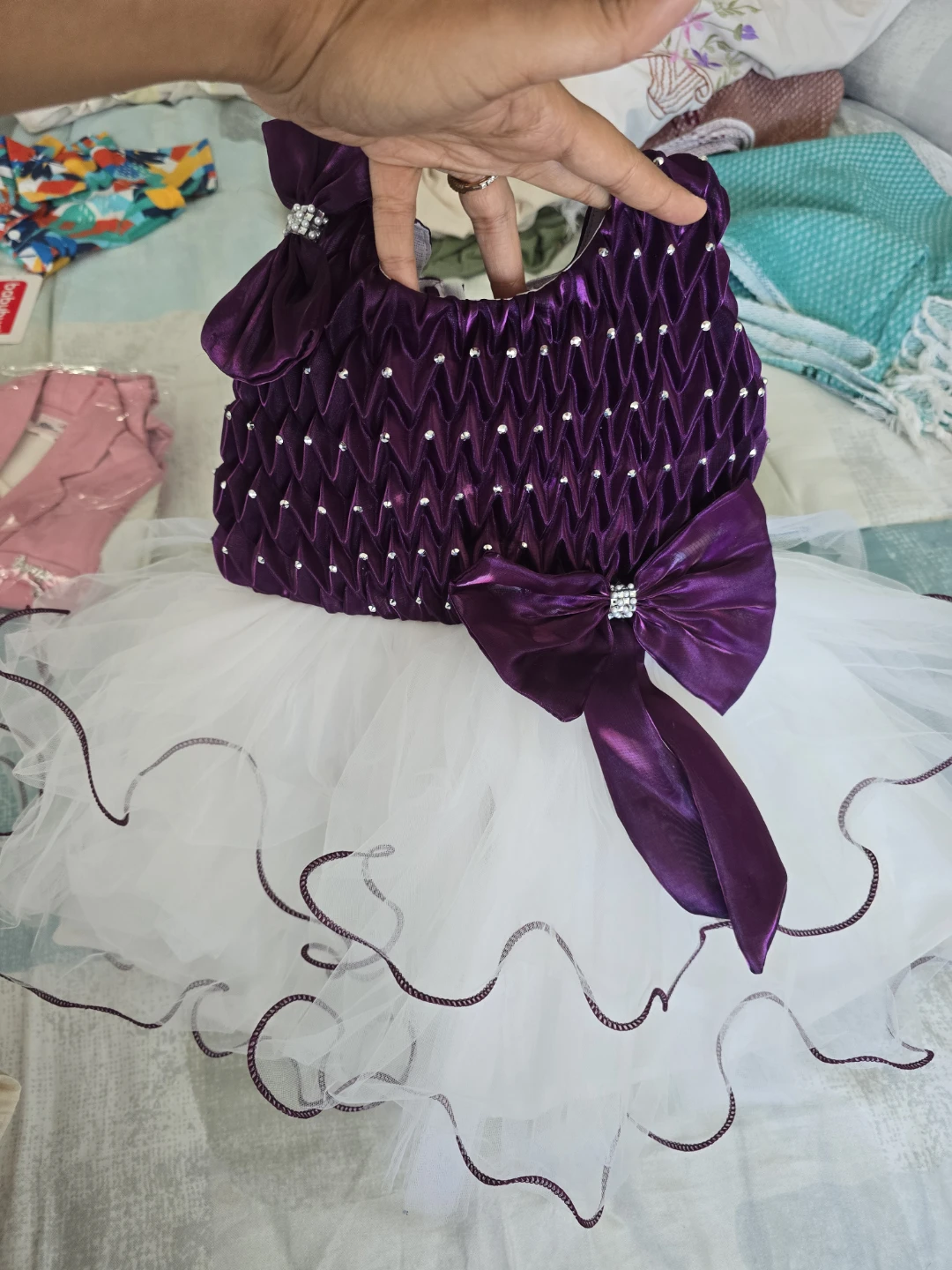 Girls' Formal Dress with Matching Purse