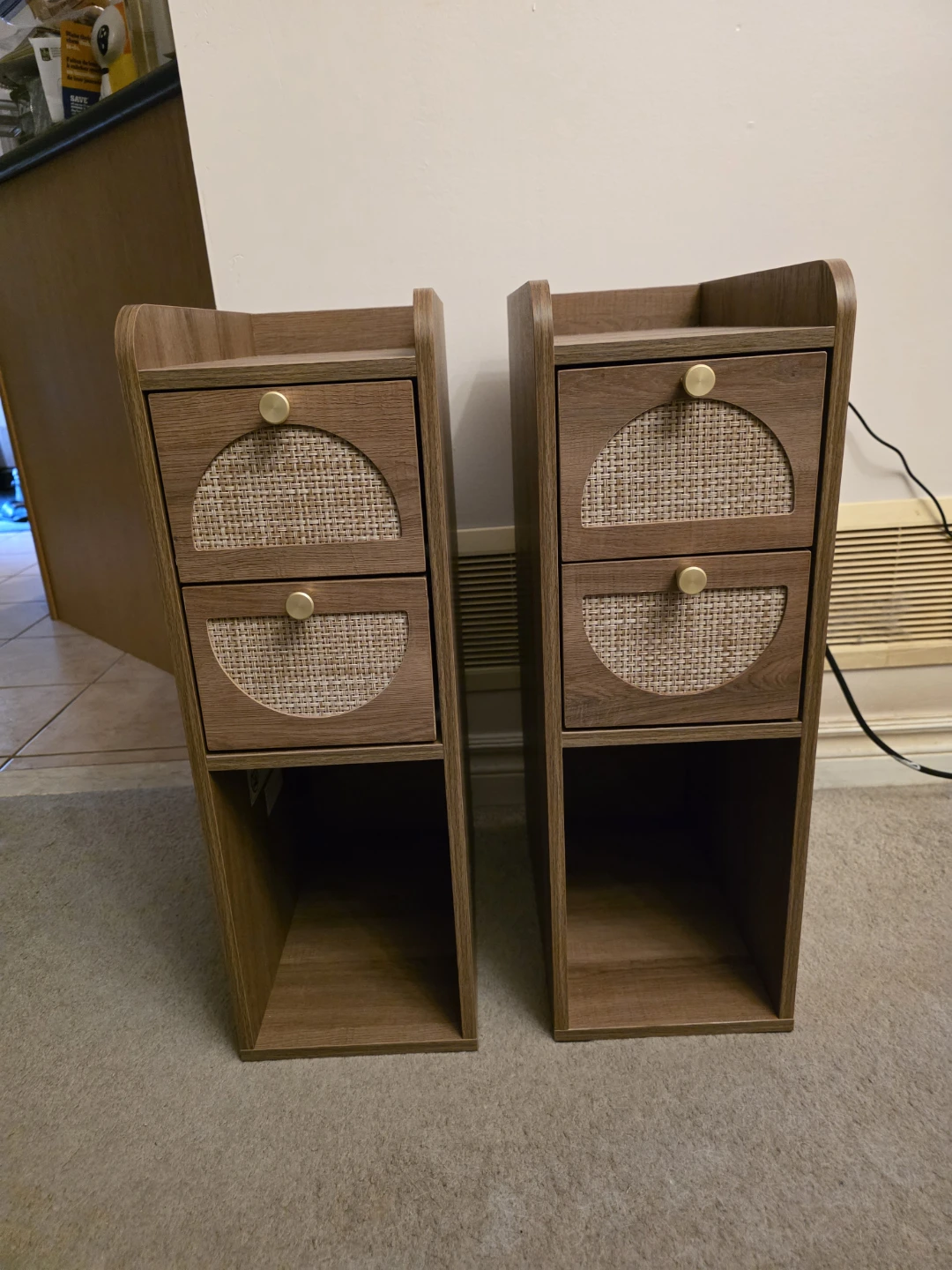 New out of box bedside tables