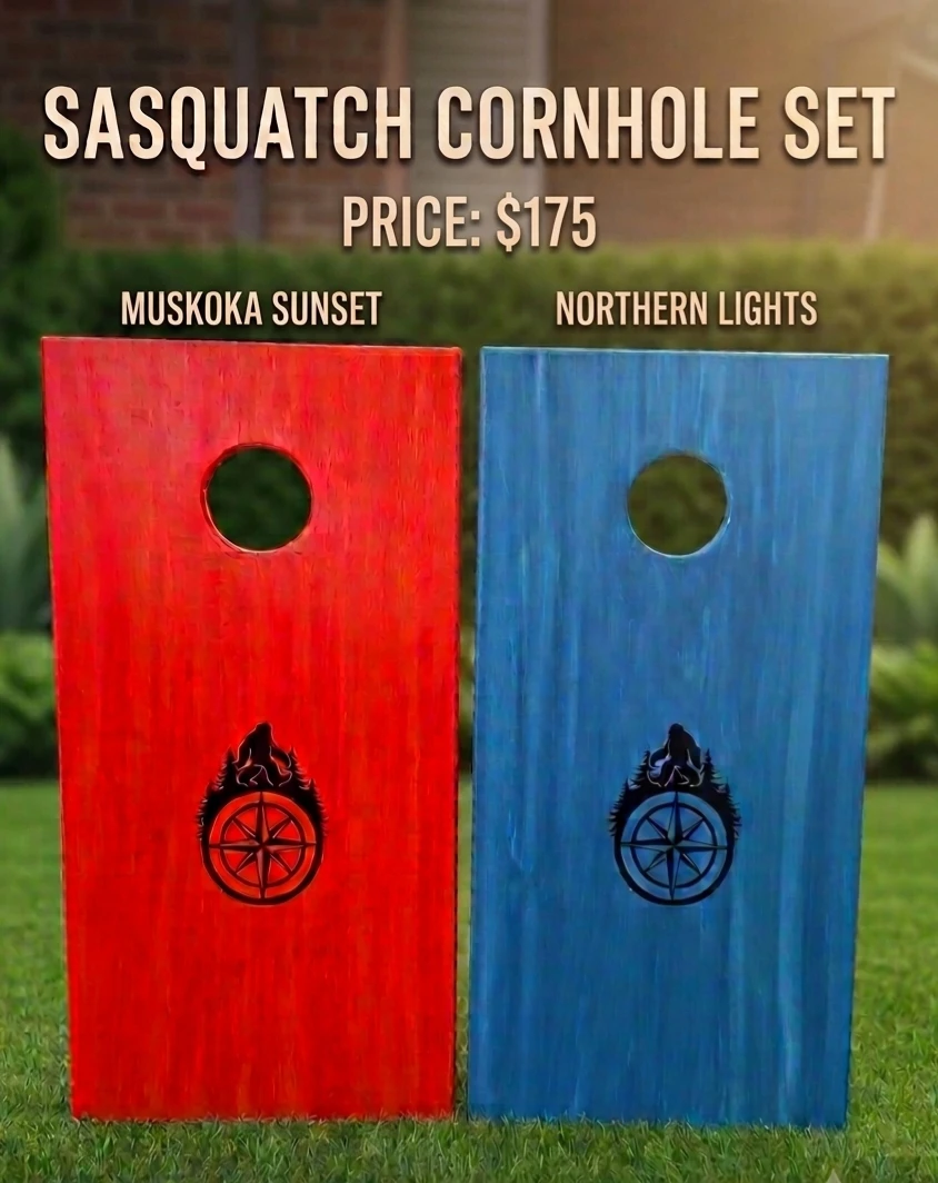 NEW Sasquatch Cornhole Set