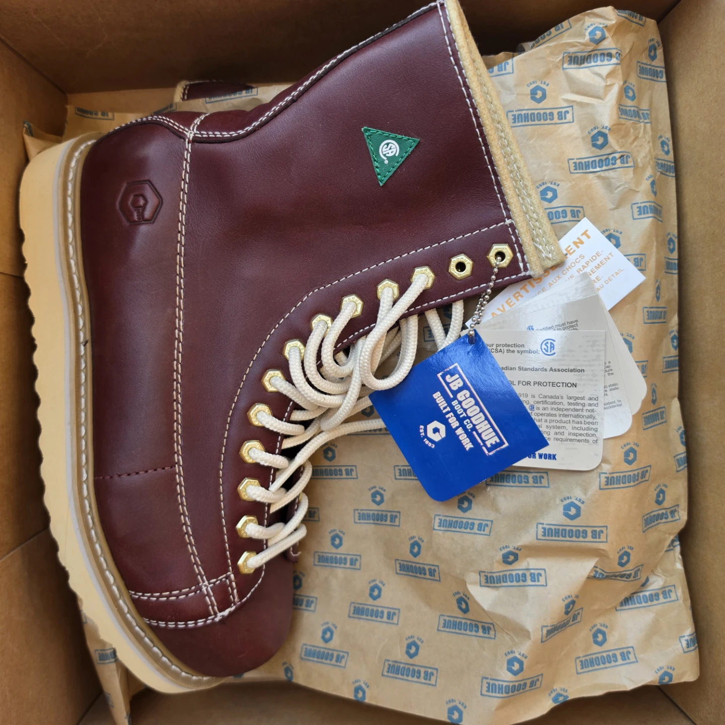 NEW! JB Goodhue Ironworker Rigger Boots - Size 8.5 - photo 5