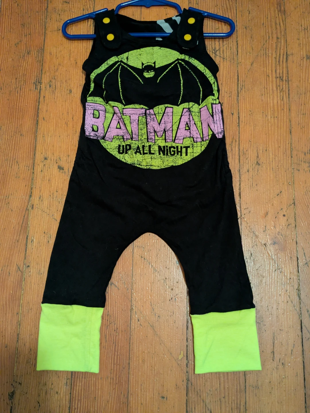 One of a Kind Batman "Up All Night" Romper