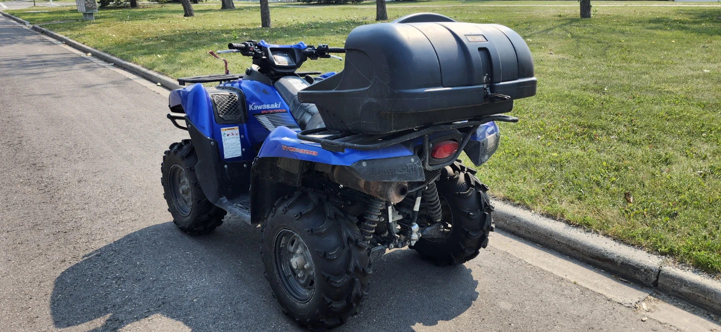 2008 kawasaki brute force 650 4x4  needs work - photo 4
