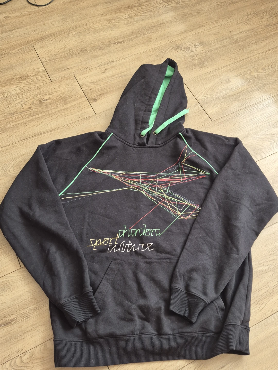 Diadora Black Hoodie Size M