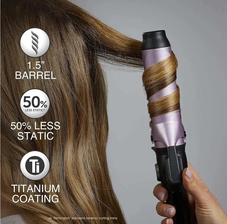 Remington Anti-Static 1.5-Inch Curling Iron - photo 2