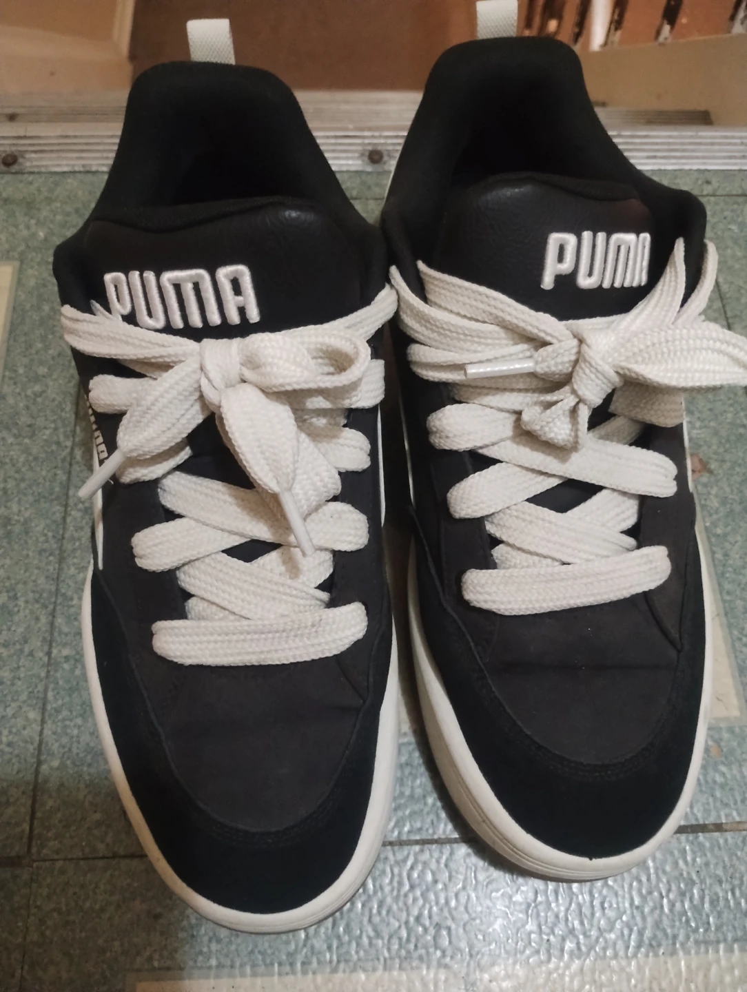 PUMA Black & White Sneakers – Men’s – Size 11.5 - $60 - photo 3