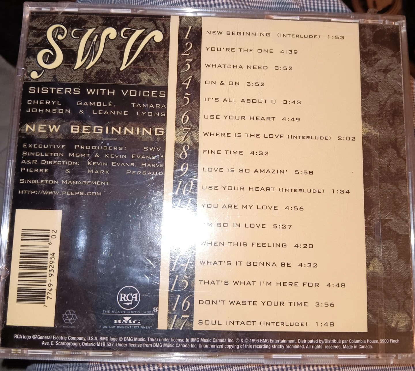 Sealed SWV New Beginning CD - photo 2