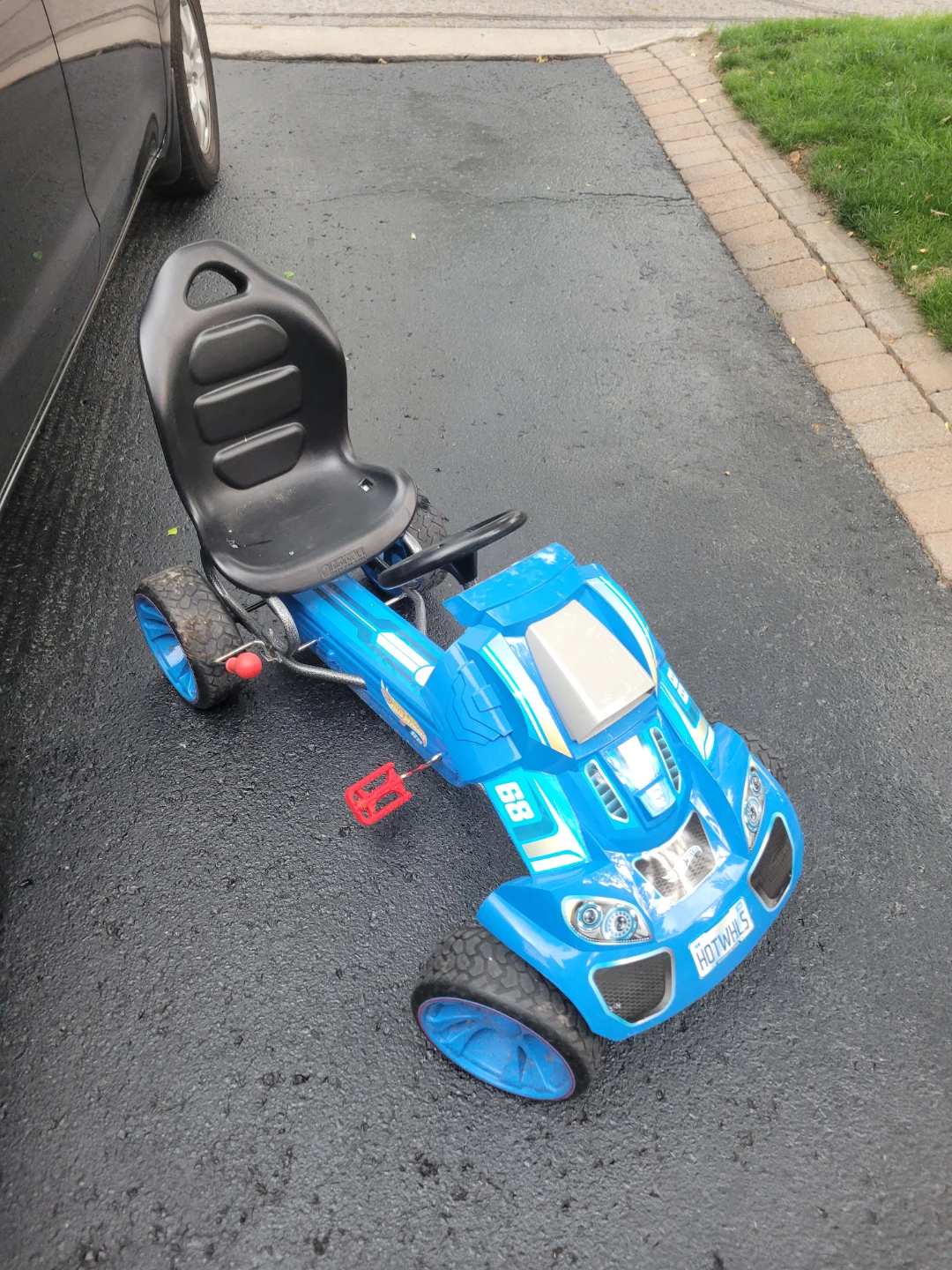 Hot Wheels Blue Pedal Car mint - photo 2