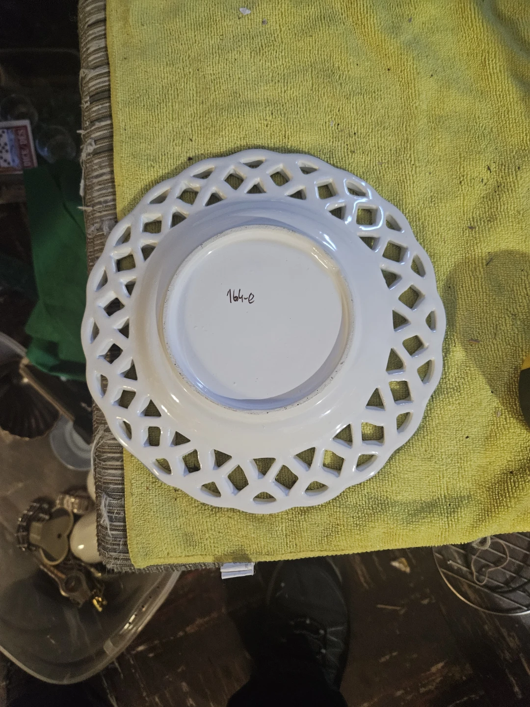 Decorative Lattice Plate with Floral Design - photo 5